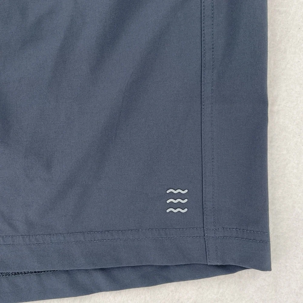 Free Fly Shorts Mens Large Blue Breeze Active Stretch Casual Performance Gym